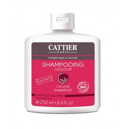 Cattier Shampooing couleur 0% sulfate cheveux colorés 250 ml