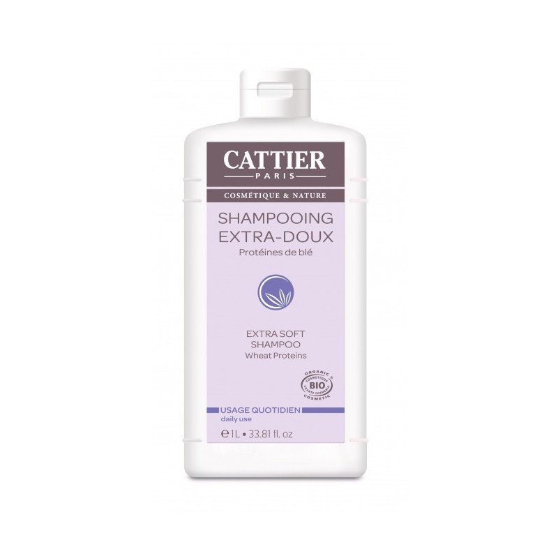 Cattier Shampooing extra doux quotidien 1 l