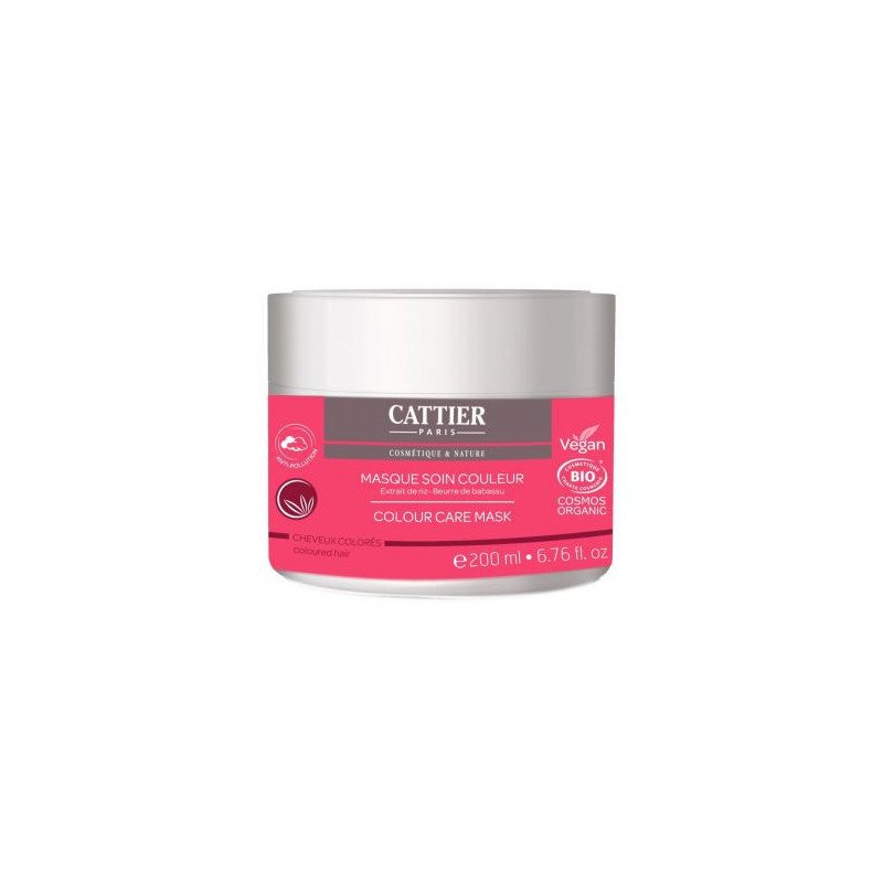 Cattier Masque soin couleur Anti-pollution Vegan 200 ml