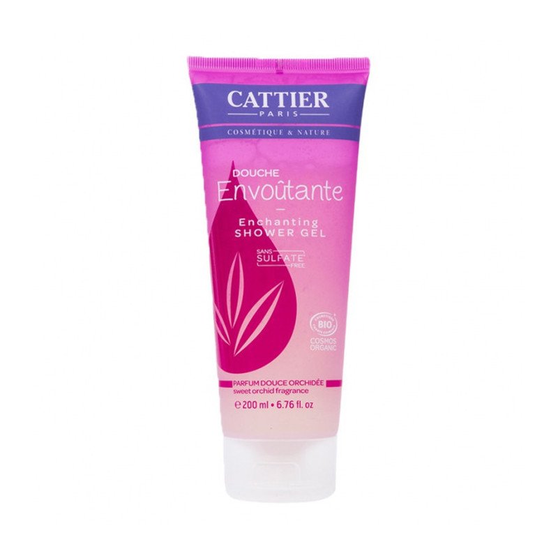 Cattier Gel Douche Envoutante Sans Sulfates Douce Orchidée 200 ml