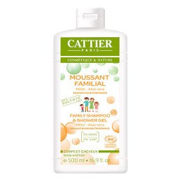 Cattier Moussant familial Corps et Cheveux Sans Sulfates 500 ml