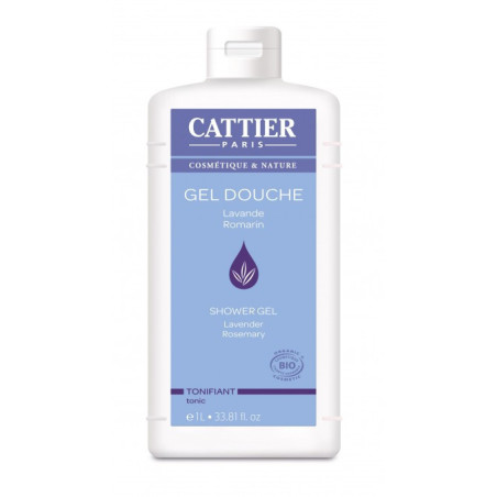 Cattier Gel Douche Tonifiant Lavande Romarin 1 l