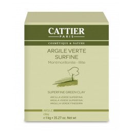 Cattier Argile Verte Surfine 1 kg