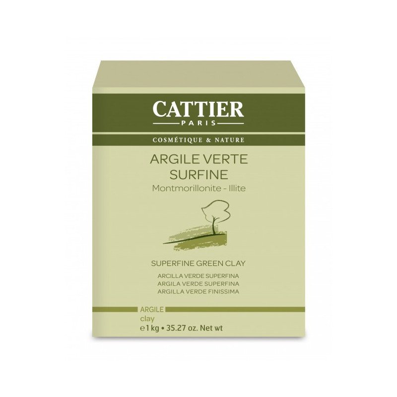 Cattier Argile Verte Surfine 1 kg