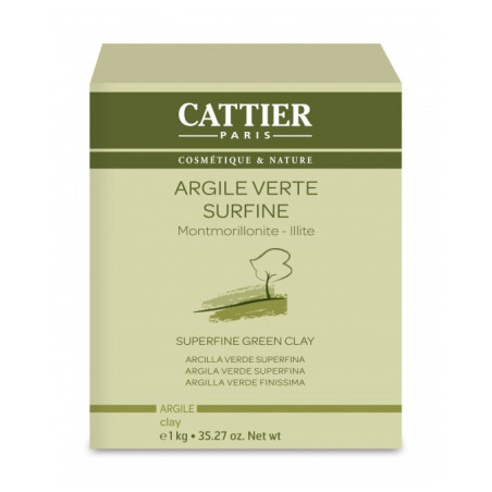 Cattier Argile Verte Surfine 1 kg