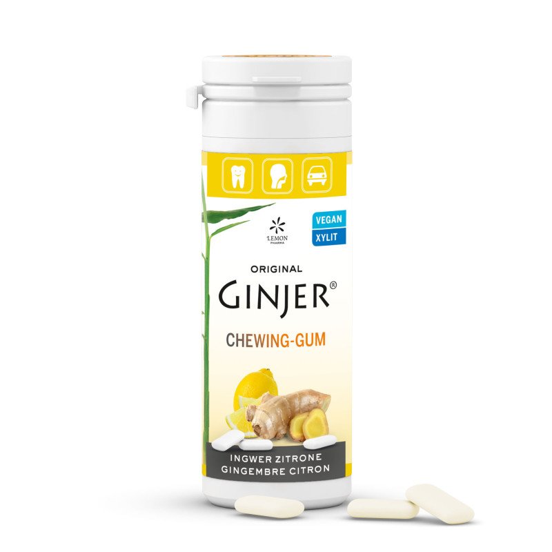 LEMON PHARMA Ginjer Chewing-gum Gingembre Citron 30 G