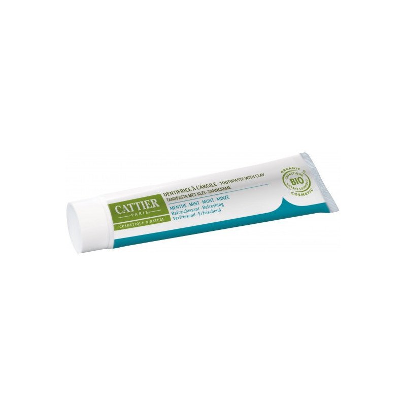 Cattier Dentargile Menthe Dentifrice Reminéralisant 75 ml