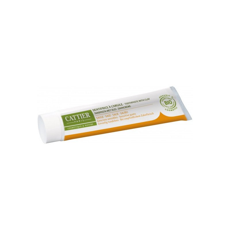 Cattier Dentargile Sauge Dentifrice Reminéralisant 75 ml