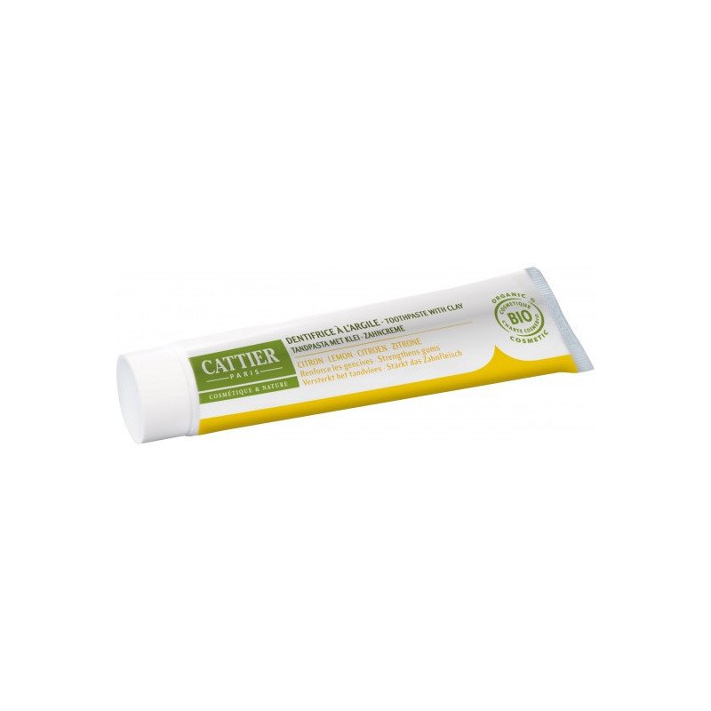 Cattier Dentargile Citron Dentifrice Reminéralisant 75 ml