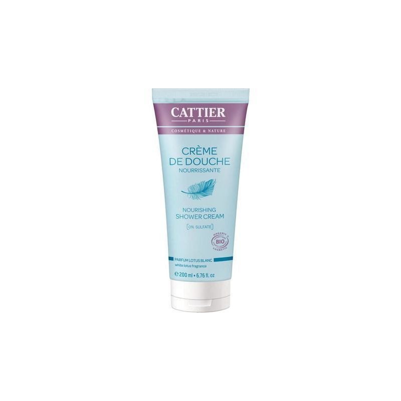 Cattier Crème de Douche Nourrisante Lotus Blanc 200 ml