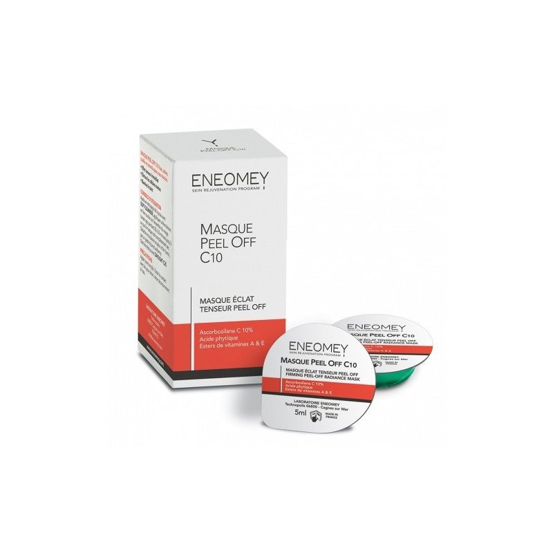 ENEOMEY MASQUE PEEL OFF C10 ECLAT TENSEUR 10 X 5 ML