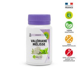 MGD Nature Valériane Mélisse 60 Gélules