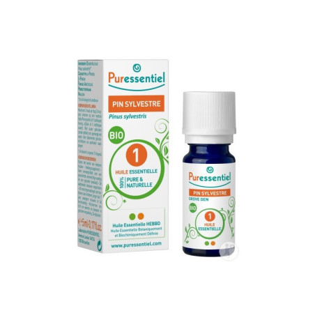 PURESSENTIEL HUILE ESSENTIELLE PIN SYLVESTRE BIO 5 ML