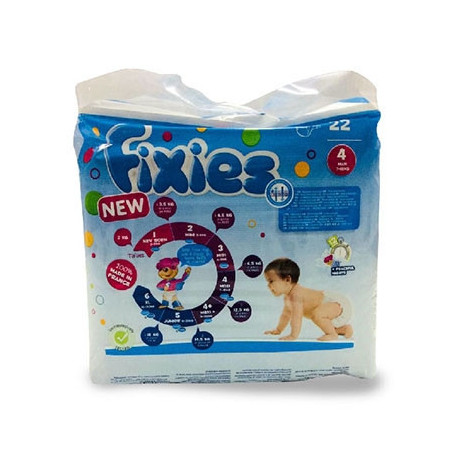 HARTMANN FIXIES® Dry Skin Changes bébé Maxi - 7 à 18 kg 22 Unités
