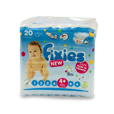 HARTMANN FIXIES® Dry Skin Changes bébé Maxi+ - 9 à 20 kg 20 Unités