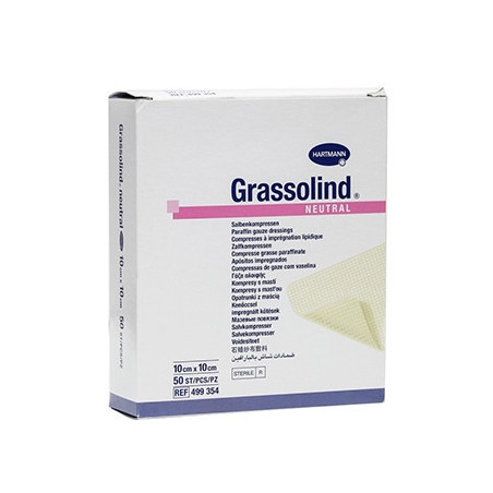 HARTMANN Grassolind neutral Pansements gras 10 x 10 cm 10 Unités