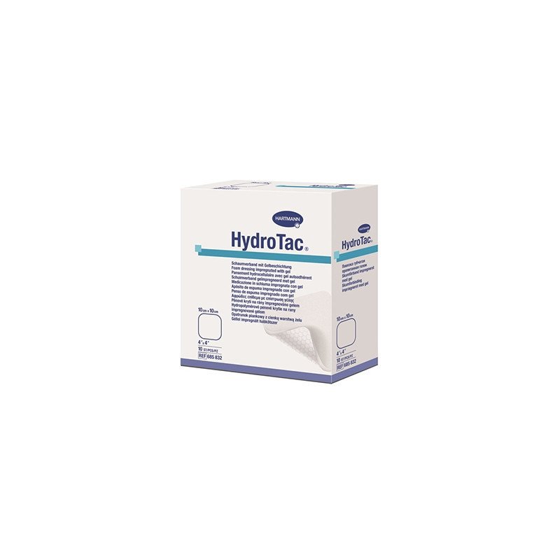 HARTMANN HydroTac Pansement Hydrocellulaire 10 x 10 cm 10 Unités