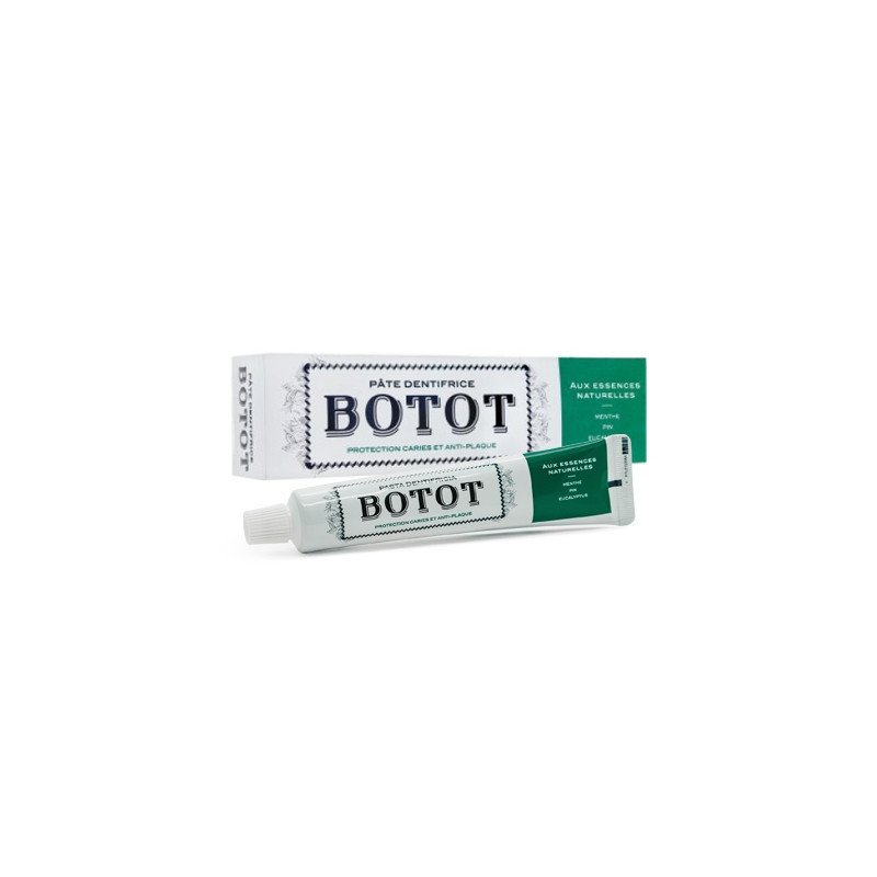 BOTOT DENTIFRICE VERT MENTHE PIN EUCALYPTUS 75 ML