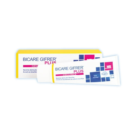 BICARE GIFRER PLUS DENTIRFICE BLANCHEUR 75 ML