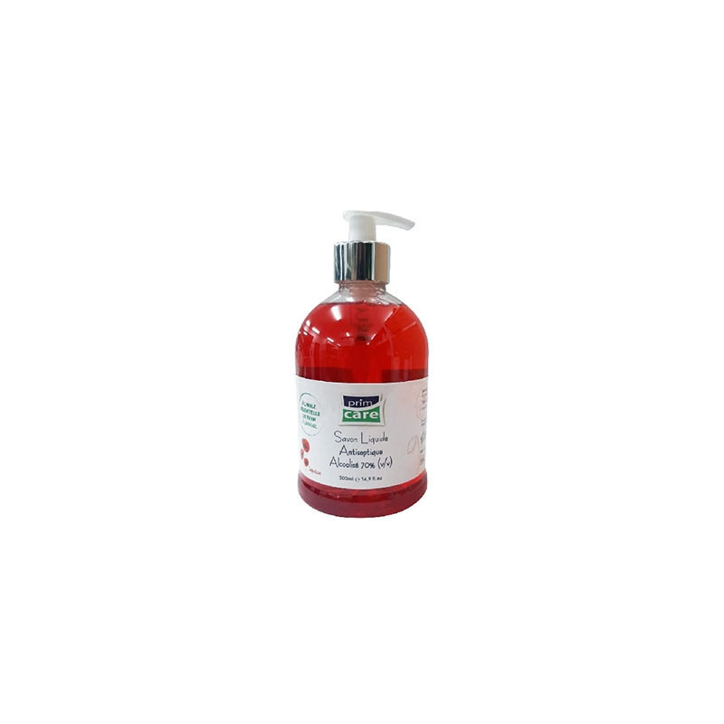 PRIMCARE SAVON LIQUIDE ANTISEPTIQUE COQUELICOT 500 ML PRIMCARE SAVON LIQUIDE ANTISEPTIQUE COQUELICOT 500 ML