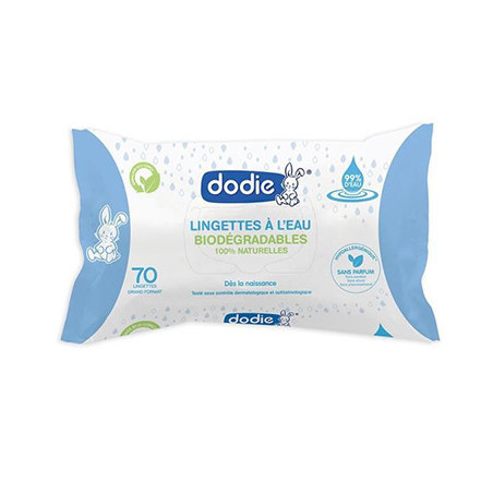 DODIE LINGETTES À L'EAU 70 Unités