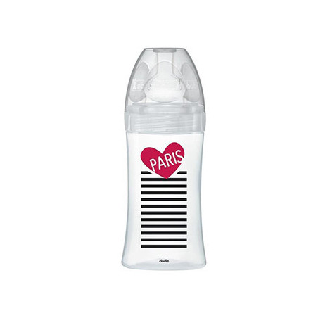 DODIE BIBERON VERRE COL LARGE TÉTINE PLATE 270 ML PARIS