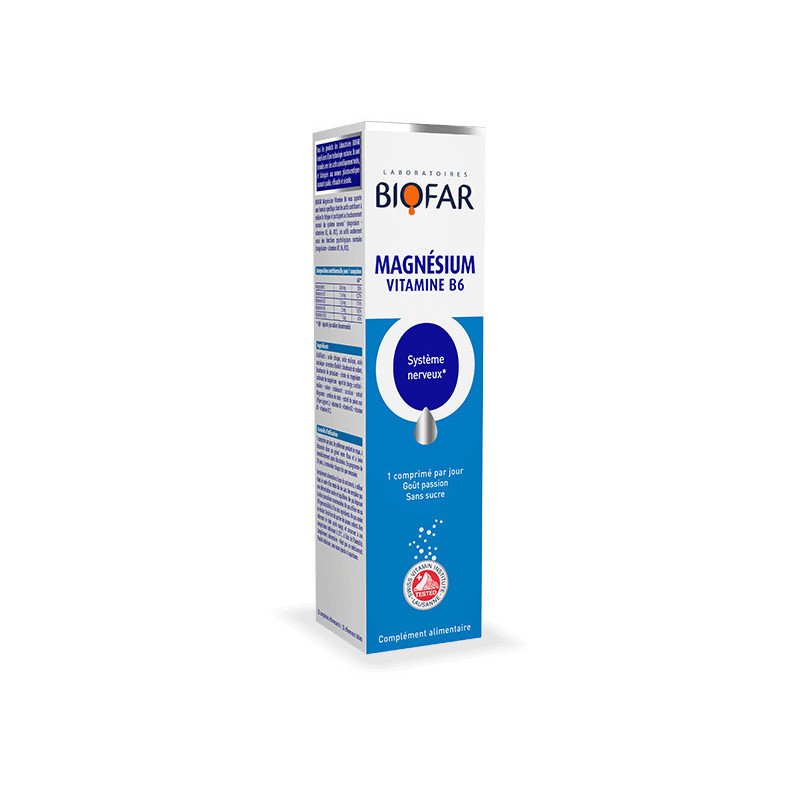 Biofar Magnésium b6+b2 20 capsules