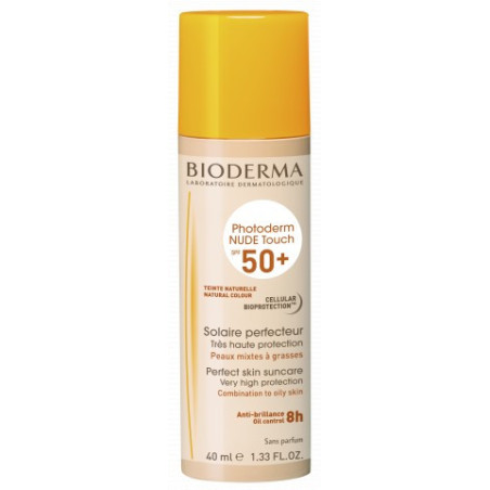 Bioderma photoderm NUDE Touch SPF 50+ Teinte Naturelle 40 ml