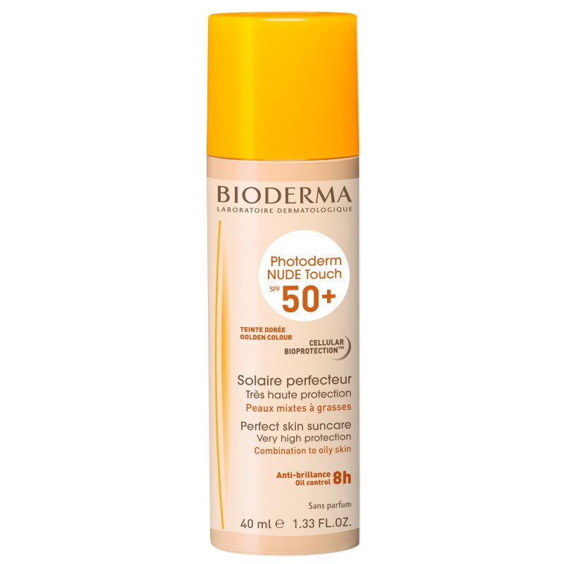 Bioderma photoderm NUDE Touch SPF 50+ Teinte dorée 40 ml