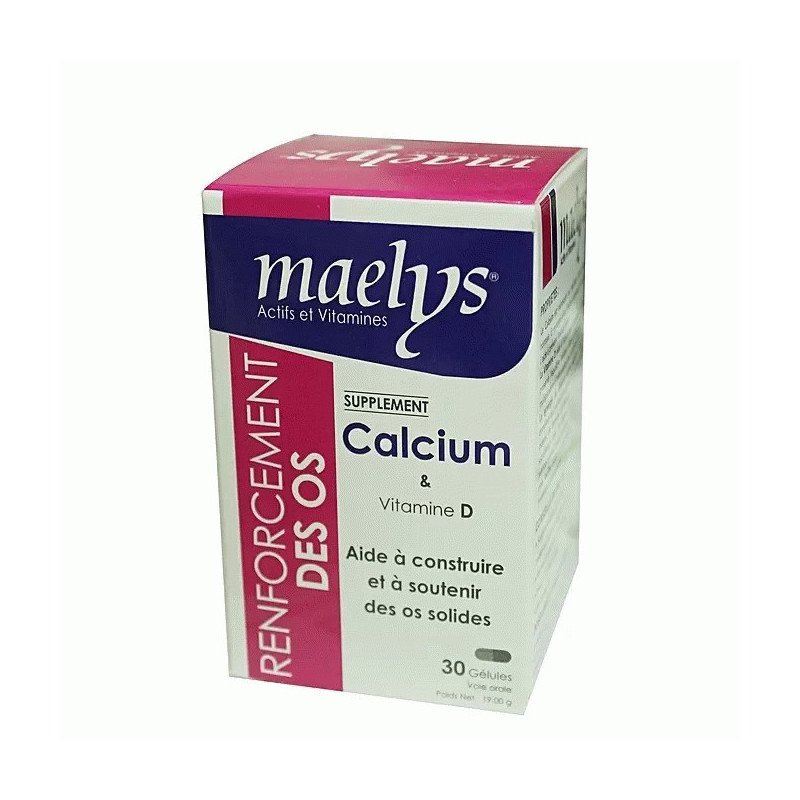 MAELYS CALCIUM & VITAMINE D 30 GÉLULES