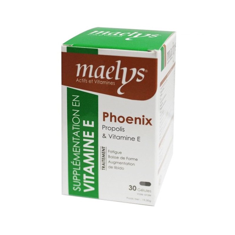 Maelys Phoenix Propolis & Vitamine E 30 Gélules