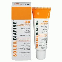 Soleil Biafine Emulsion Solaire Visage SPF 50+ 50 ml