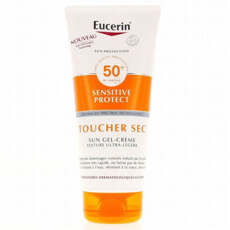 Eucerin Sun Sensitive Protect Gel-Crème Toucher Sec SPF 50+ 200 ml