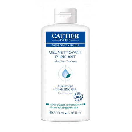 Cattier Gel Nettoyant Purifiant 200 ml