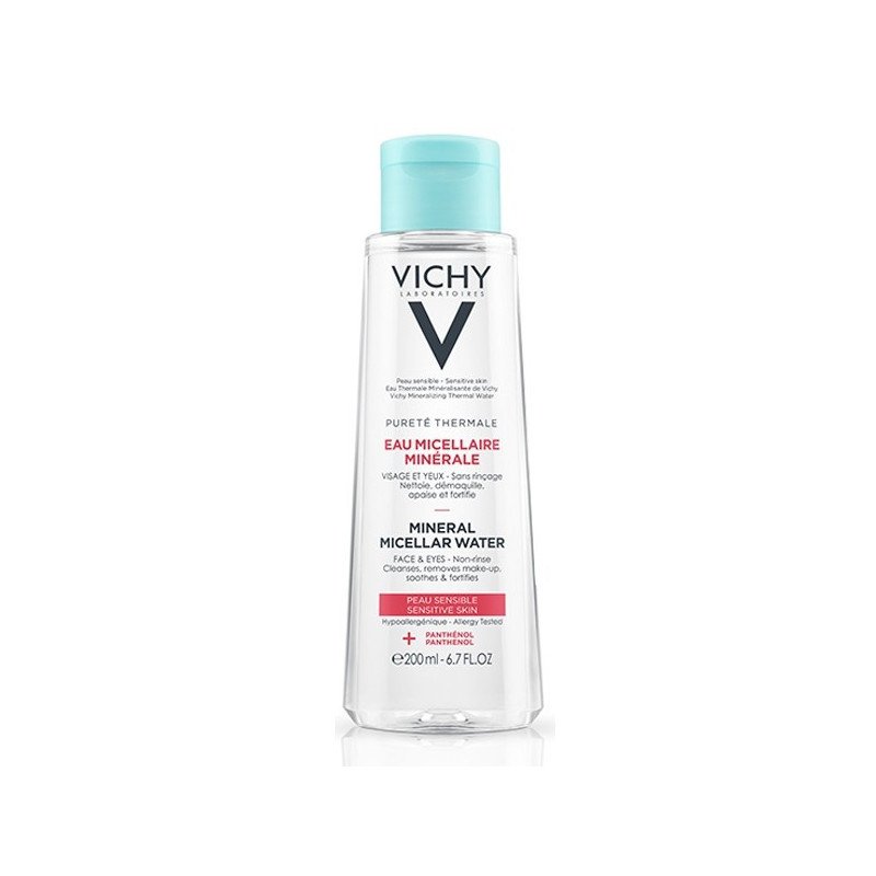 Vichy Pureté Thermale Eau Micellaire Minérale Peau Sensible 200 ml