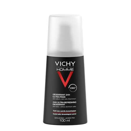 Vichy Homme Déodorant Ultra-Frais 24 h Spray 100 ml