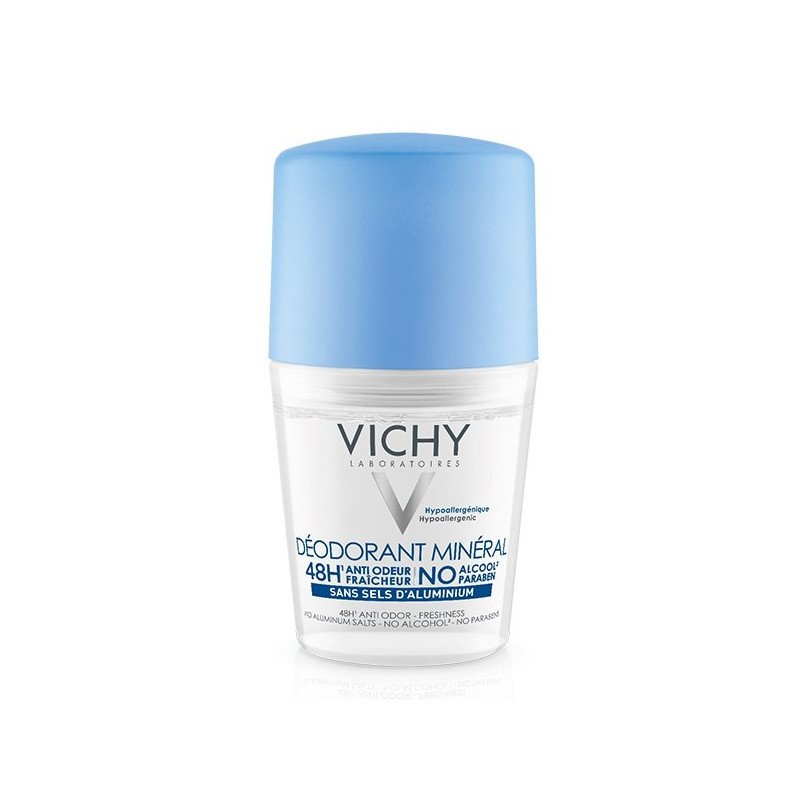 Vichy Déodorant Minéral 48h Anti-odeur Fraicheur Roll-on 50 ml
