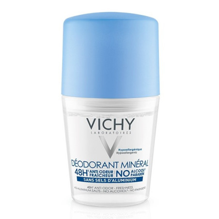 Vichy Déodorant Minéral 48h Anti-odeur Fraicheur Roll-on 50 ml
