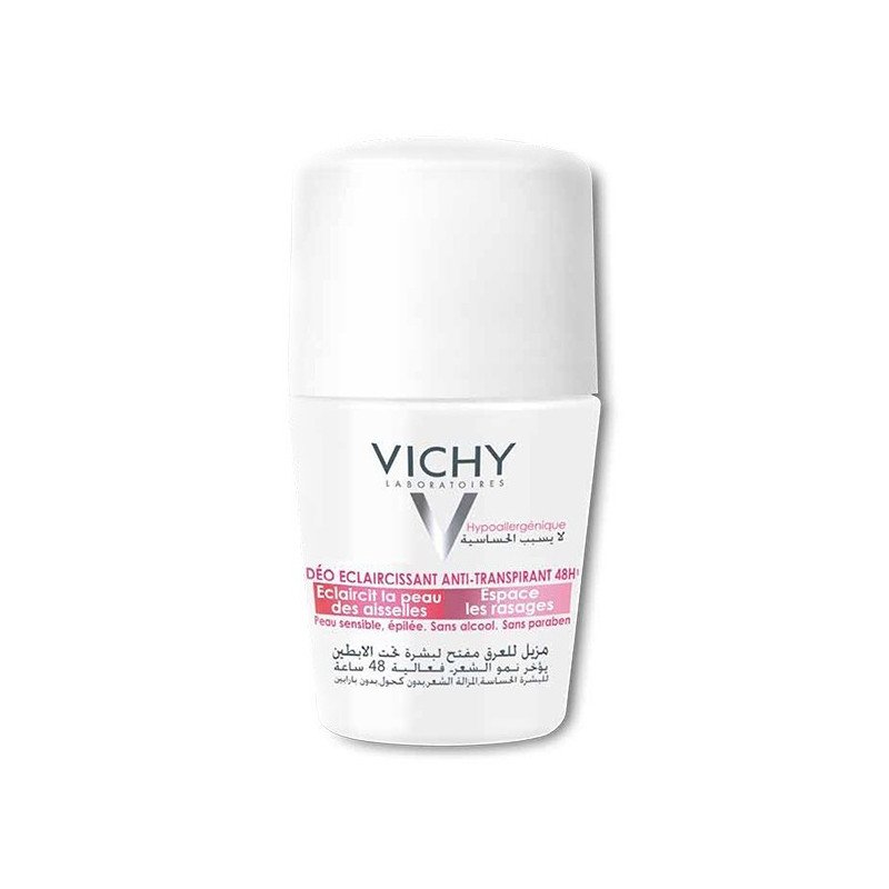 Vichy Déodorant Eclaircissant Anti-transpirant 48h Roll-on 50 ml