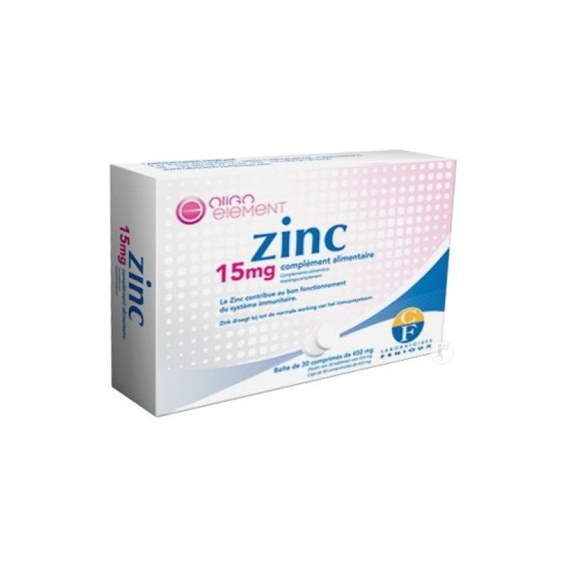 Fenioux Zinc 15 Mg 30 Comprimés