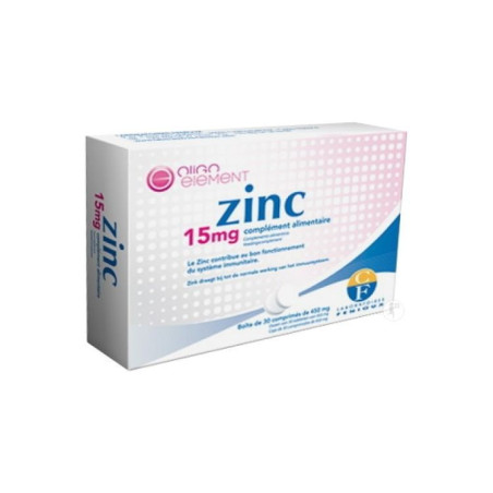 Fenioux Zinc 15 Mg 30 Comprimés