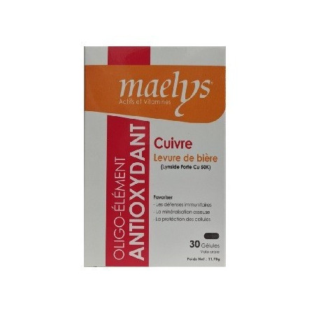 Maelys Cuivre 30 gélules