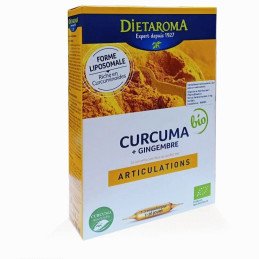DIETAROMA CURCUMA + GINGEMBRE BIO 20 Ampoules x 10 ml
