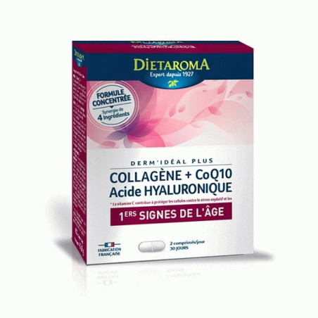 Dietaroma Collagène + CoQ10 + Acide Hyaluronique 60 comprimés