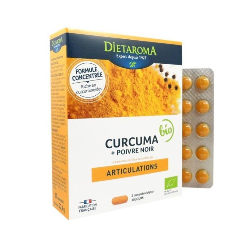 Dietaroma Curcuma 6000 + Poivre Noir 60 comprimés