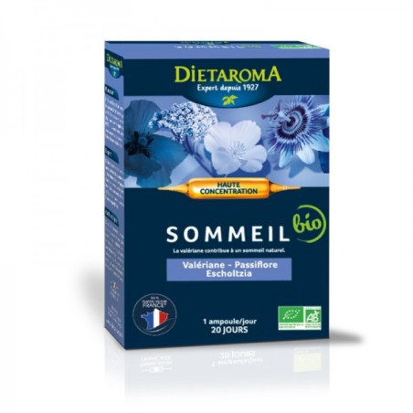 Dietaroma Sommeil 20 Ampoules x 10 ml