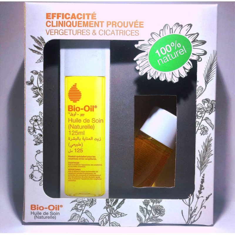 BIO OIL Natural 125 ML acheté : Bio oil Natural 60 ML offerts