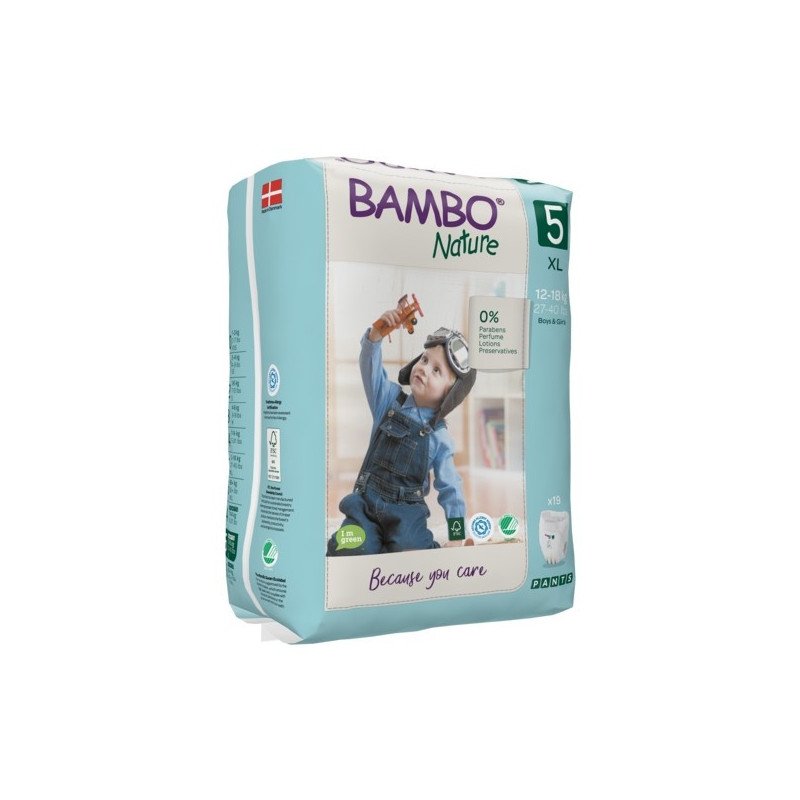 Bambo Nature Culotte d'apprentissage T5 XL 12-18 Kg 19 unités