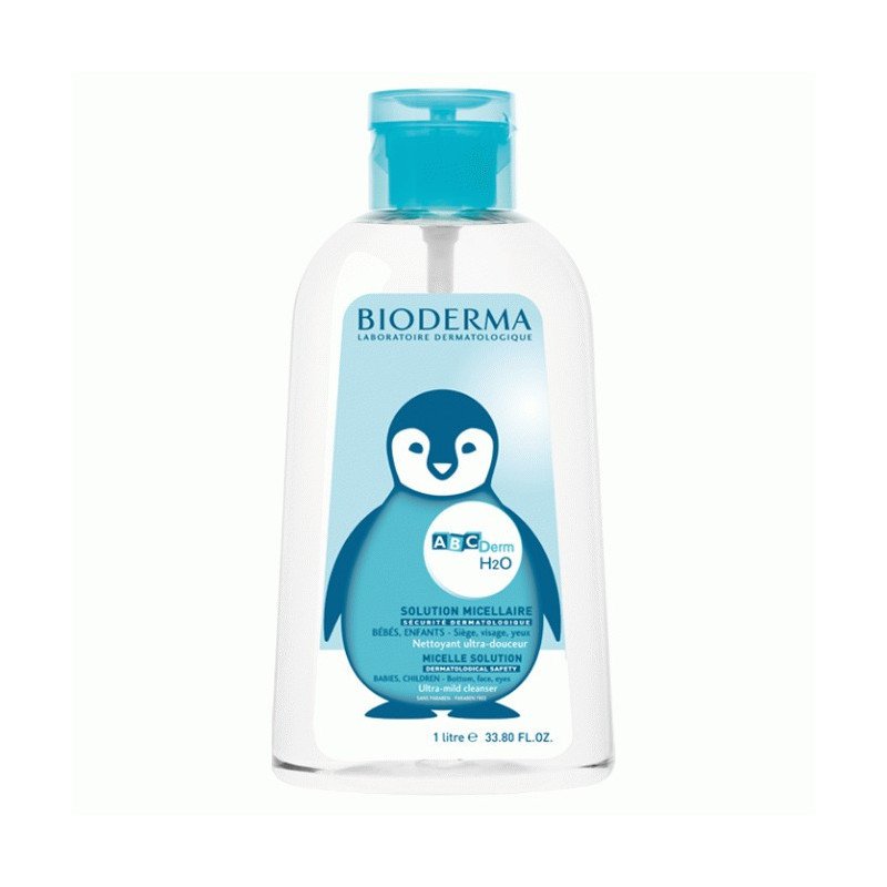 Bioderma Abcderm H2O pompe inversée 1l