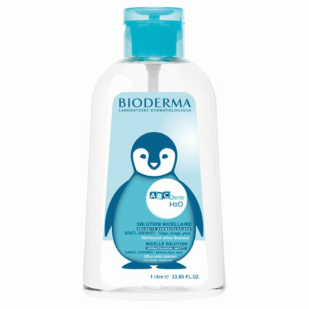 Bioderma Abcderm H2O pompe inversée 1l